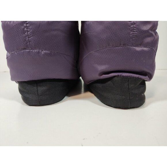 REI Duck Down Purple Fleece Lined Camping Booties Slippers Boot Women Size Large - Picture 6 of 10